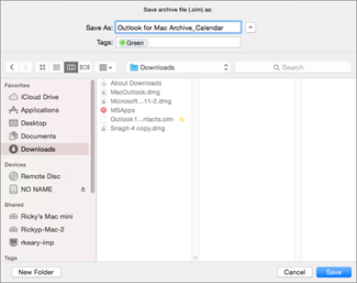Outlook For Mac 2016 Export Mail